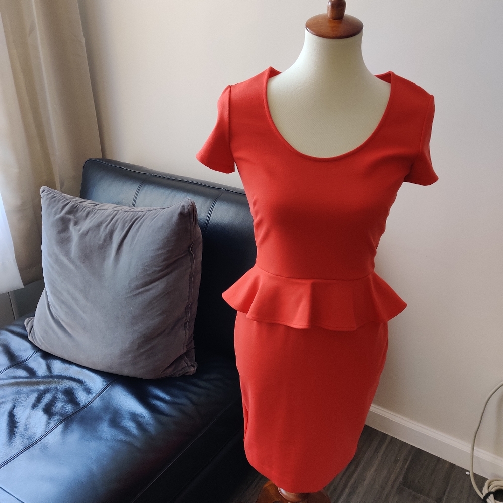 Club monaco peplum dress